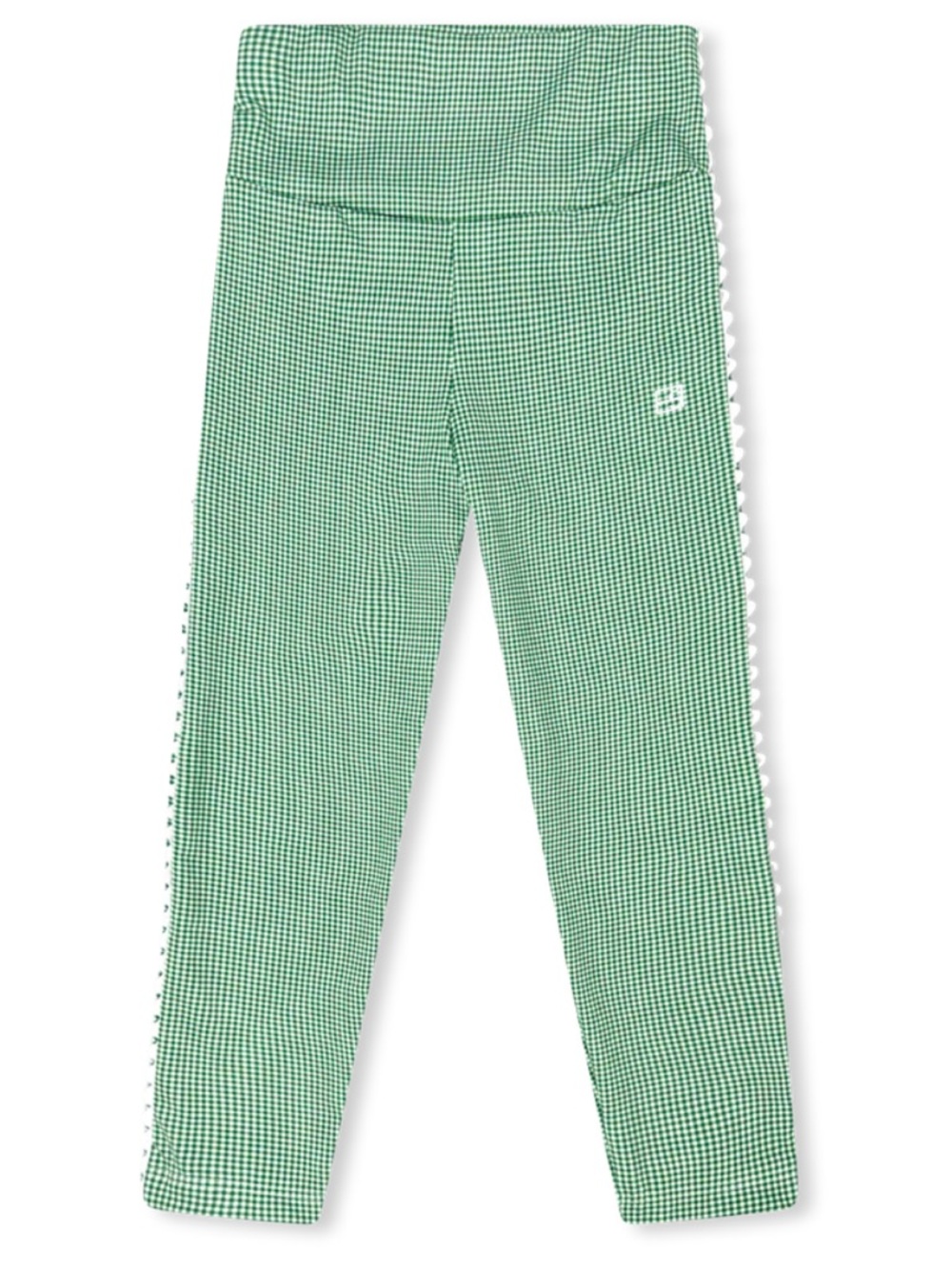 Set Athletics Abigail Highwaist Legging Size 9-10y Augusta Green Gingham EUC